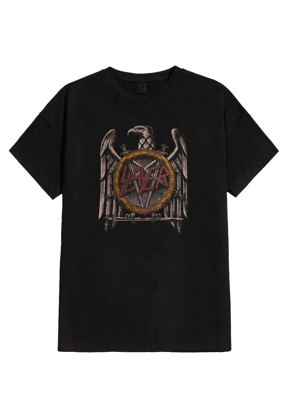 slayer-vintage-eagle-t-shirt-homme-noir-manches-courtes image 1