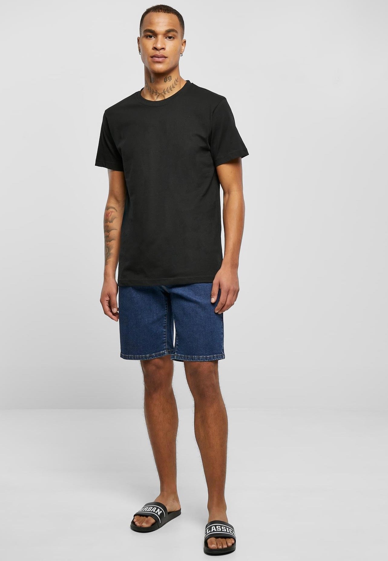 urban-classics-relaxed-fit-jeans-short-jean-homme-indigo-w32 image 2