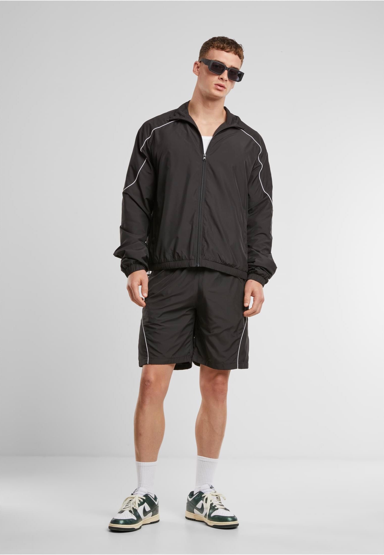urban-classics-piped-panel-veste-track-noire-homme image 2