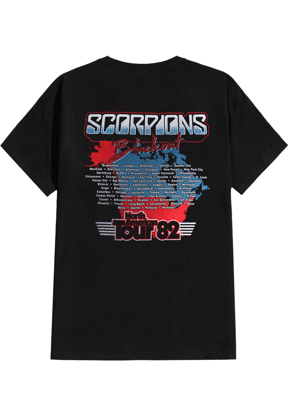 scorpions-blackout-tour-1982-t-shirt-noir-rock image 2