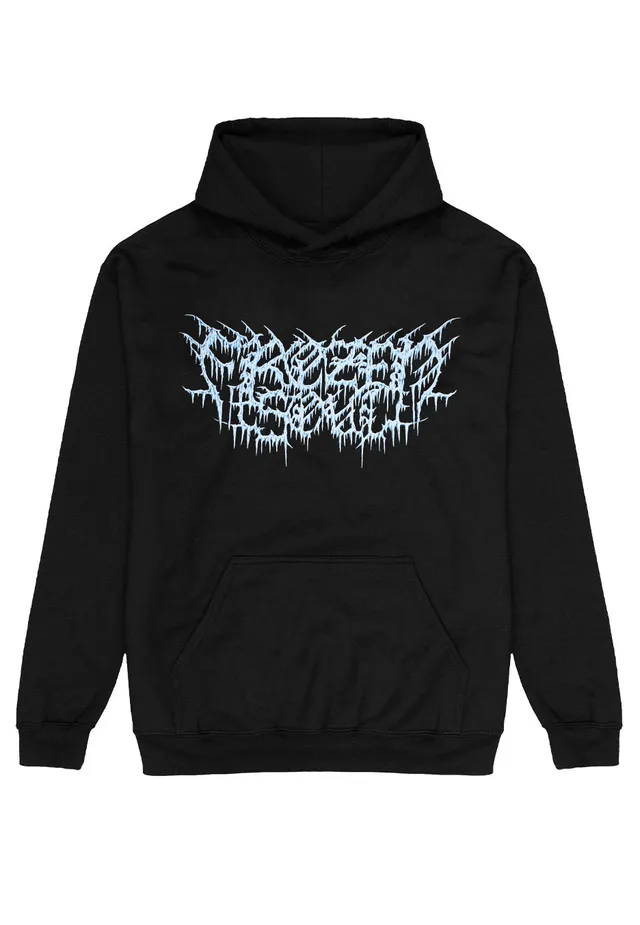 frozen-soul-icy-drip-logo-hoodie-sweat-noir-death-metal image 1