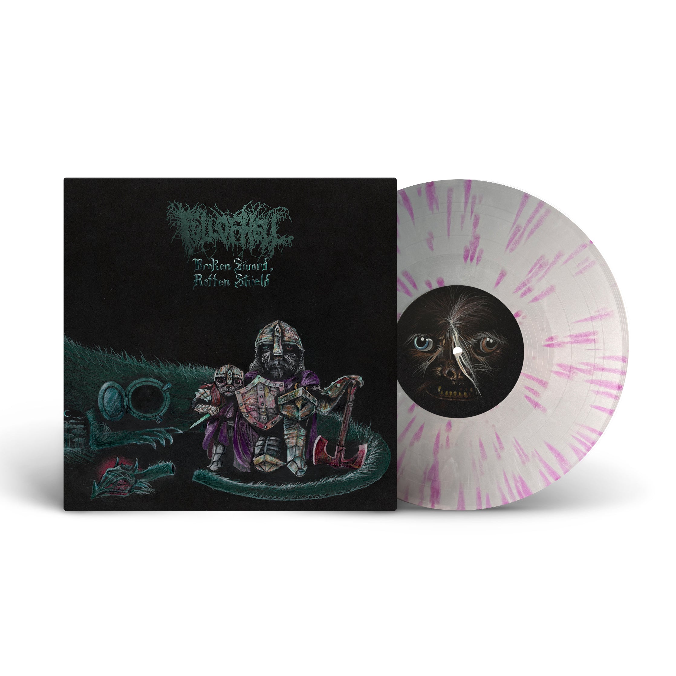 full-of-hell-broken-sword-rotten-shield-vinyle-10-gold-nugget-ep image 2