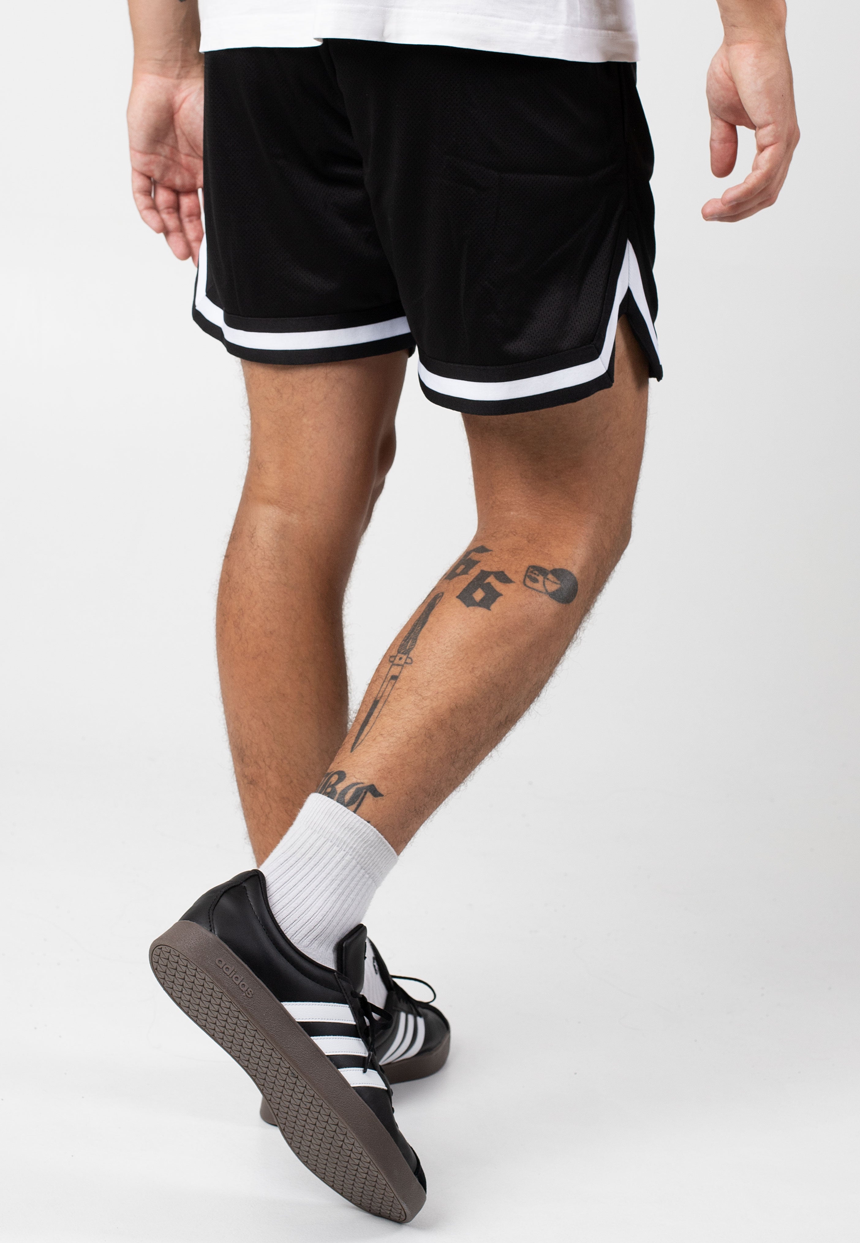 urban-classics-short-basketball-noir-mesh-taille-s image 3