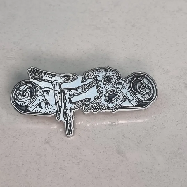 thrash-full-blast-task-force-beer-pin-enamel-metal image 1