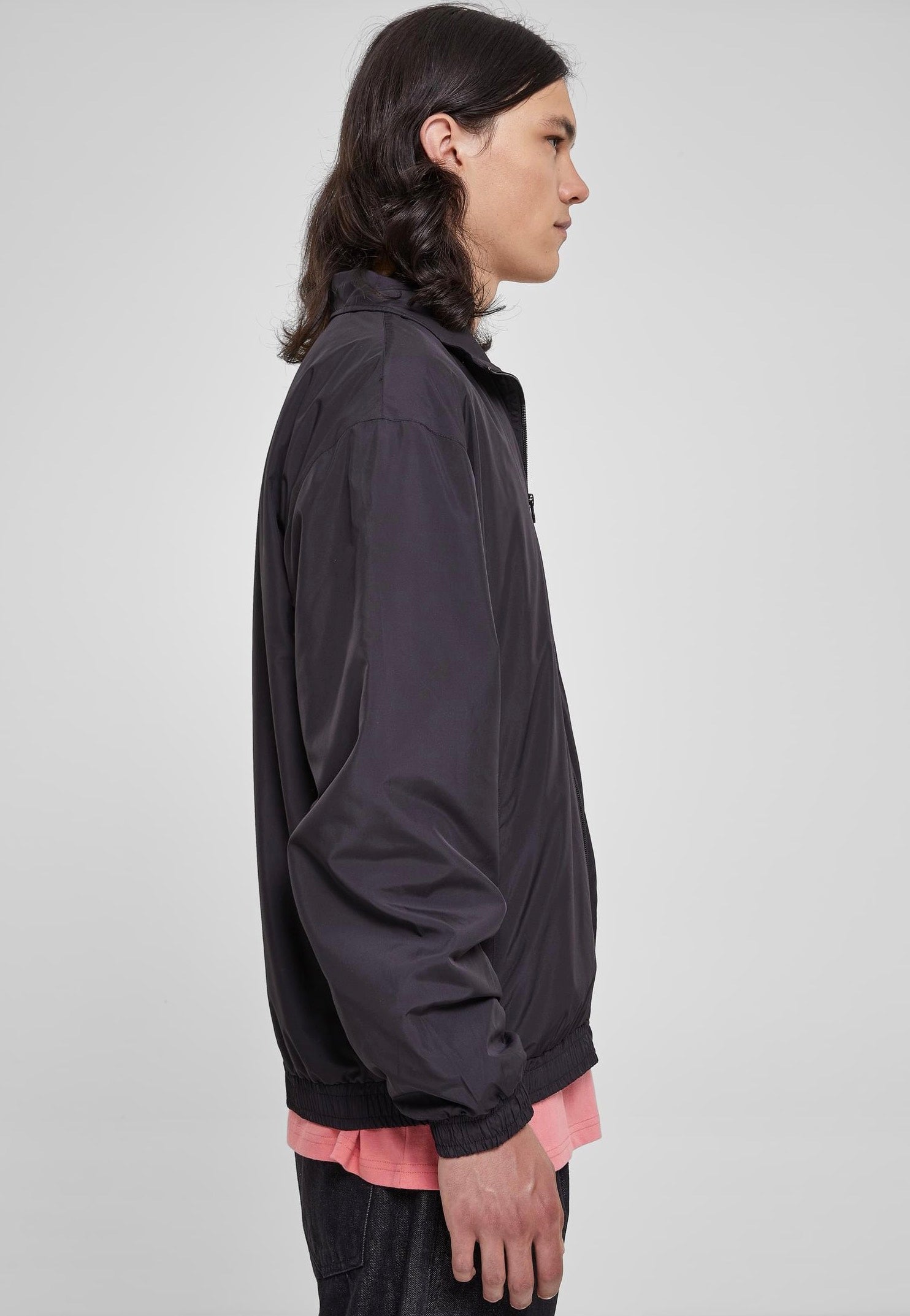 urban-classics-wide-track-veste-noire-homme-taille-m image 3