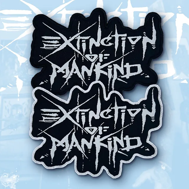 783punx-extinction-of-mankind-logo-petit-patch-bordure-noire image 1