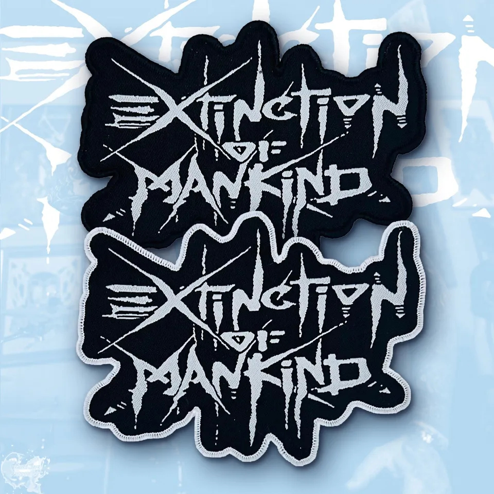 783punx-extinction-of-mankind-logo-petit-patch-bordure-noire image 1