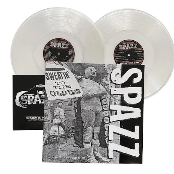 spazz-sweatin-to-the-oldies-double-vinyle-clear-2lp-powerviolence image 1