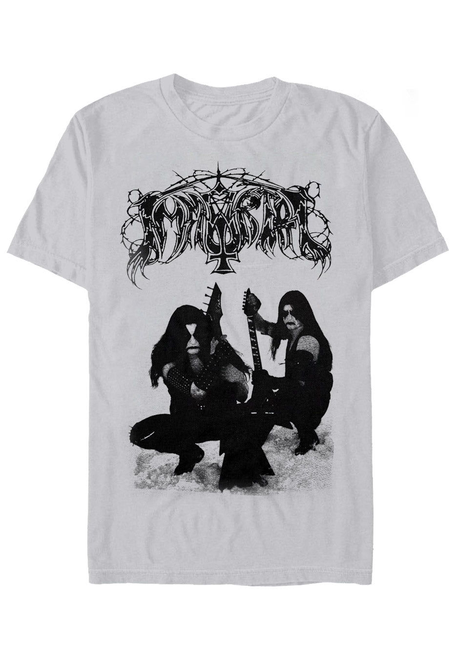immortal-battles-in-the-north-t-shirt-metal-homme-gris image 1