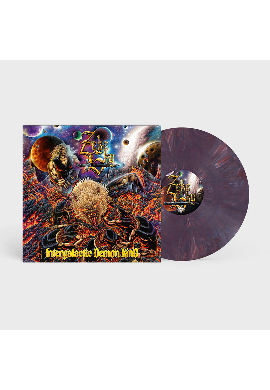 zeke-sky-intergalactic-demon-king-vinyle-marbr-rouge image 1