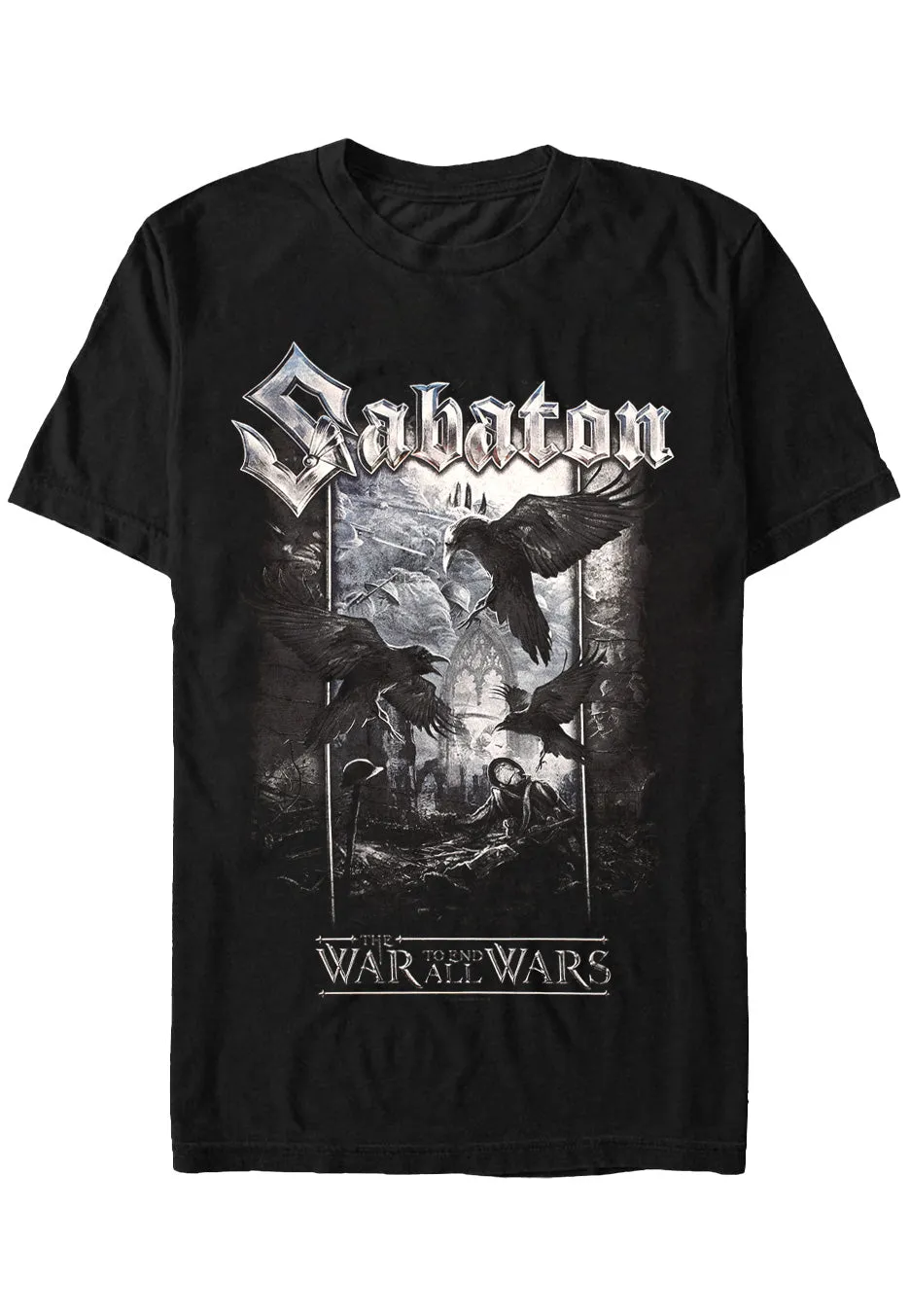 sabaton-the-war-to-end-all-wars-t-shirt-homme-noir image 1