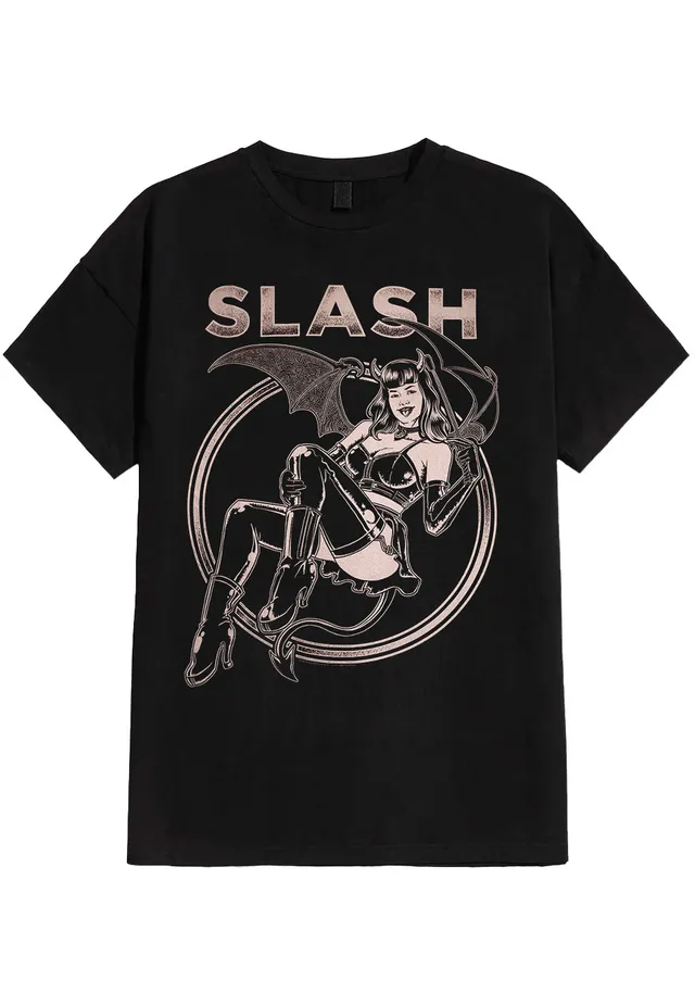 slash-devil-girl-t-shirt-noir-homme-m image 1