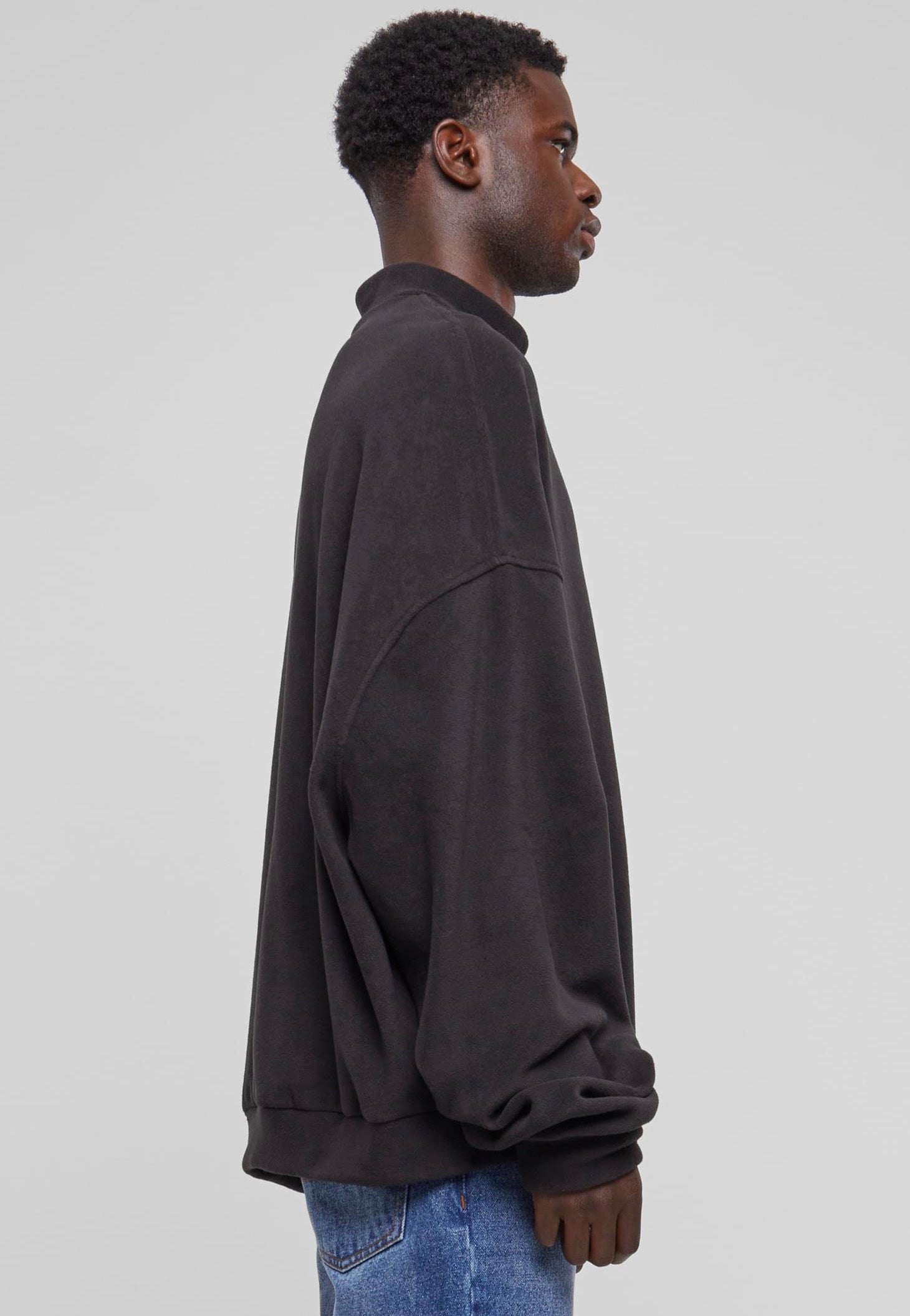 urban-classics-oversized-polar-fleece-sweater-noir-s-xxl image 3