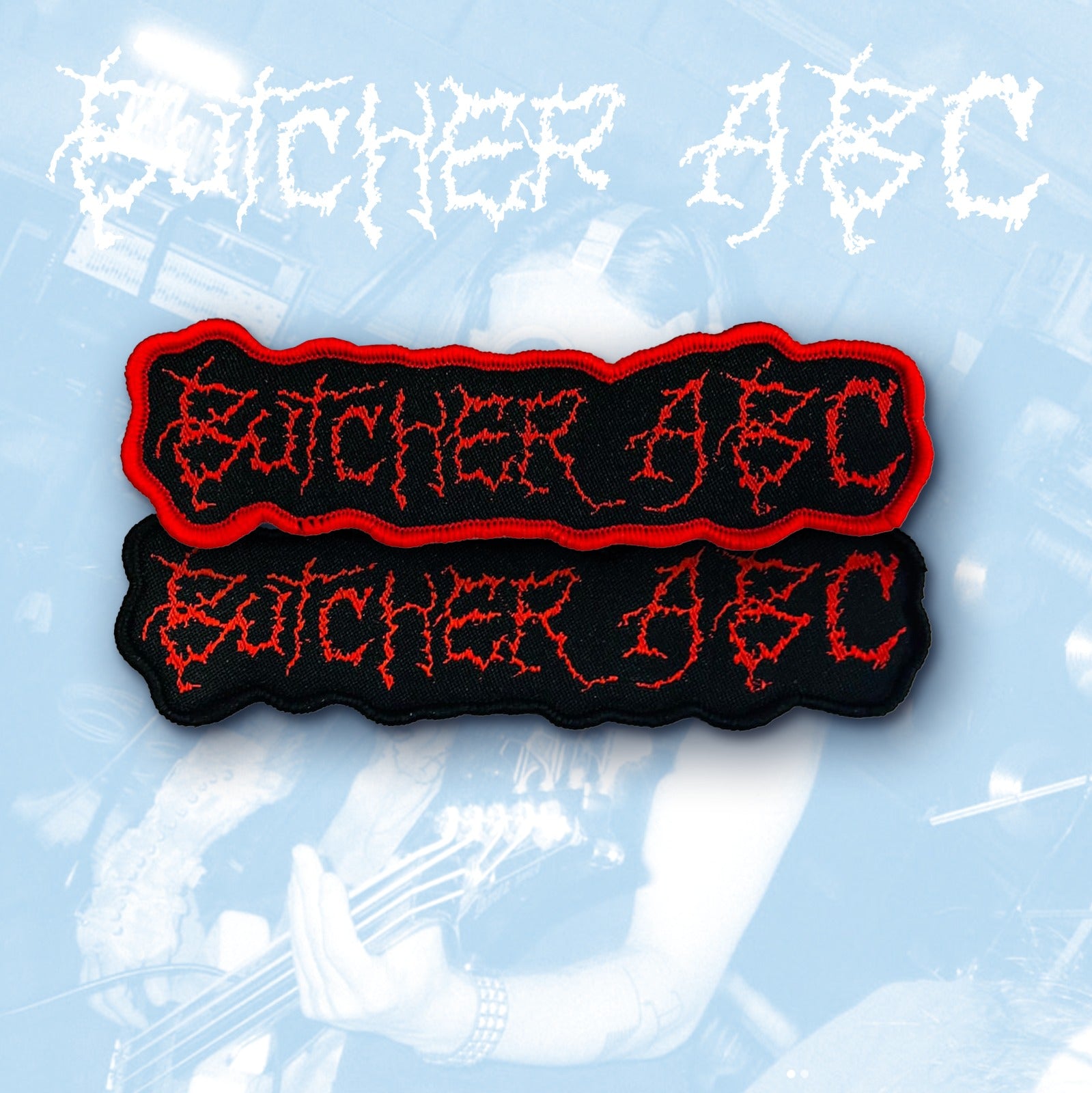 butcher-abc-logo-patch-tiss-bordure-noire image 1