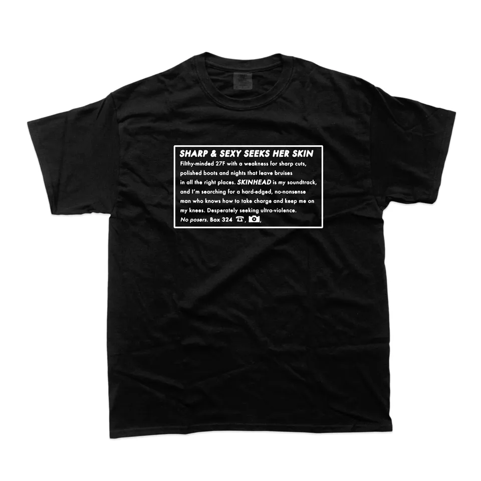 skinhead-classified-ad-t-shirt-large-100-coton image 1