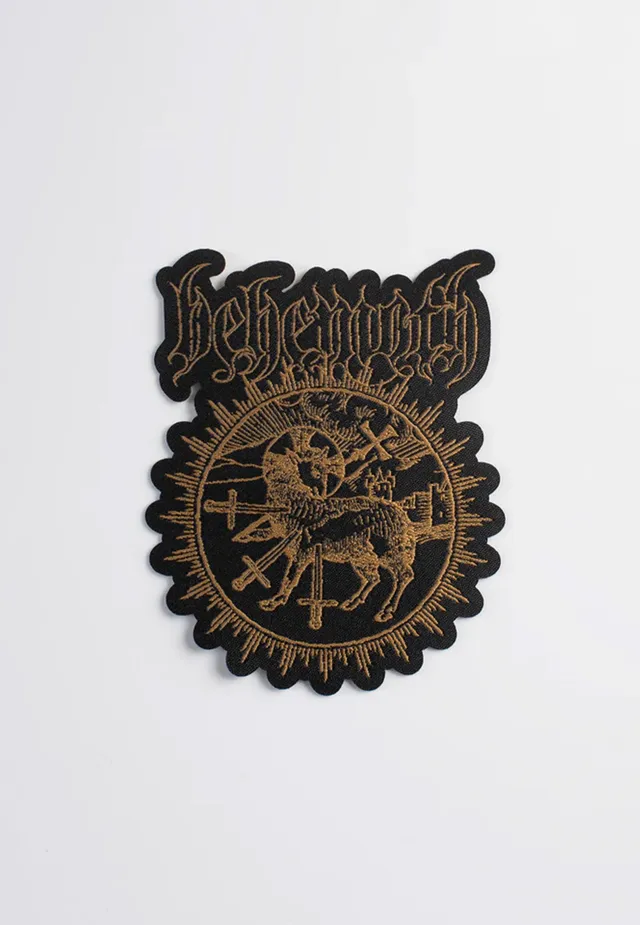 behemoth-sigil-die-cut-patch-cusson-noir-taille-unique image 1