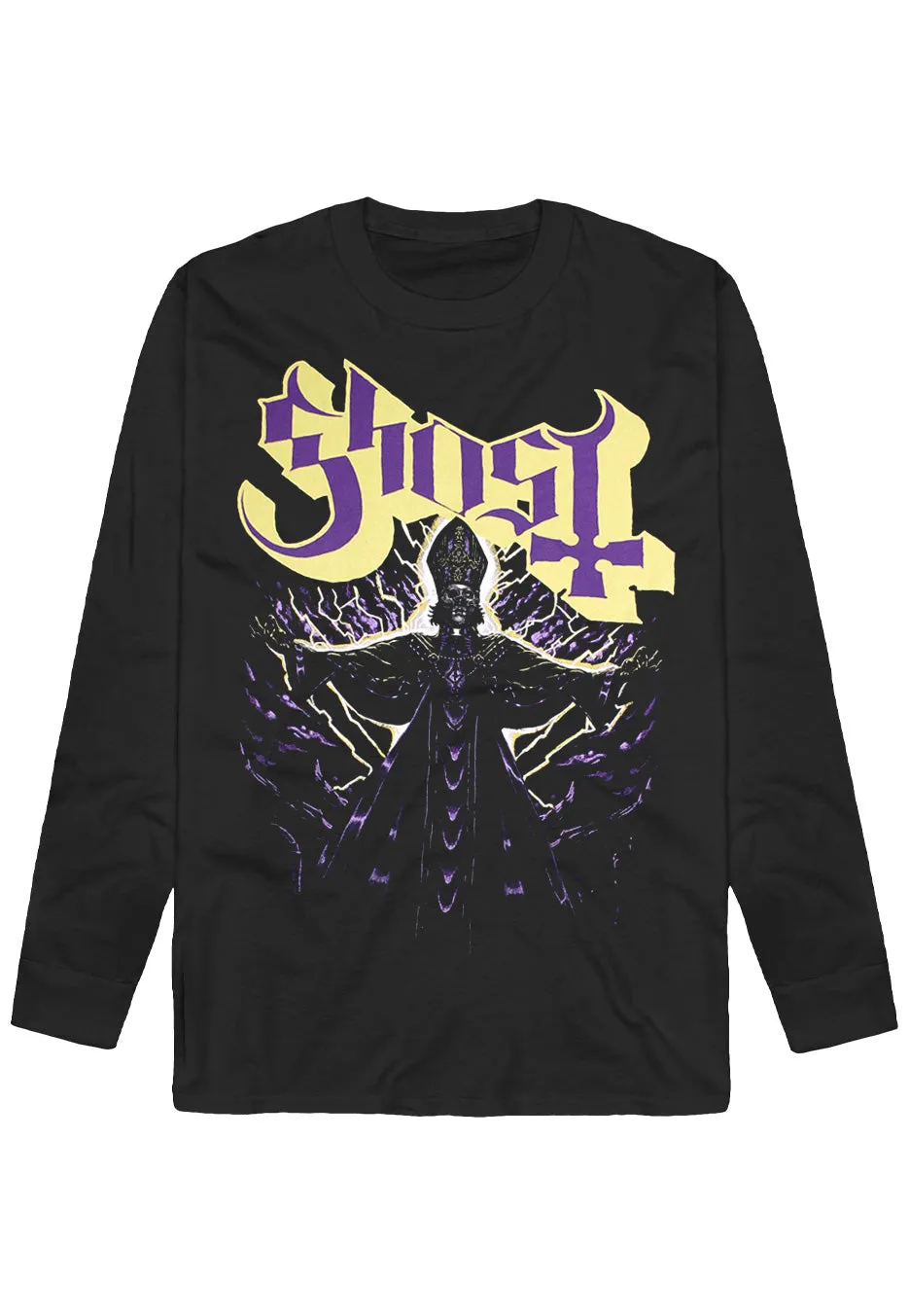 ghost-conduit-sweat-manches-longues-noir image 1