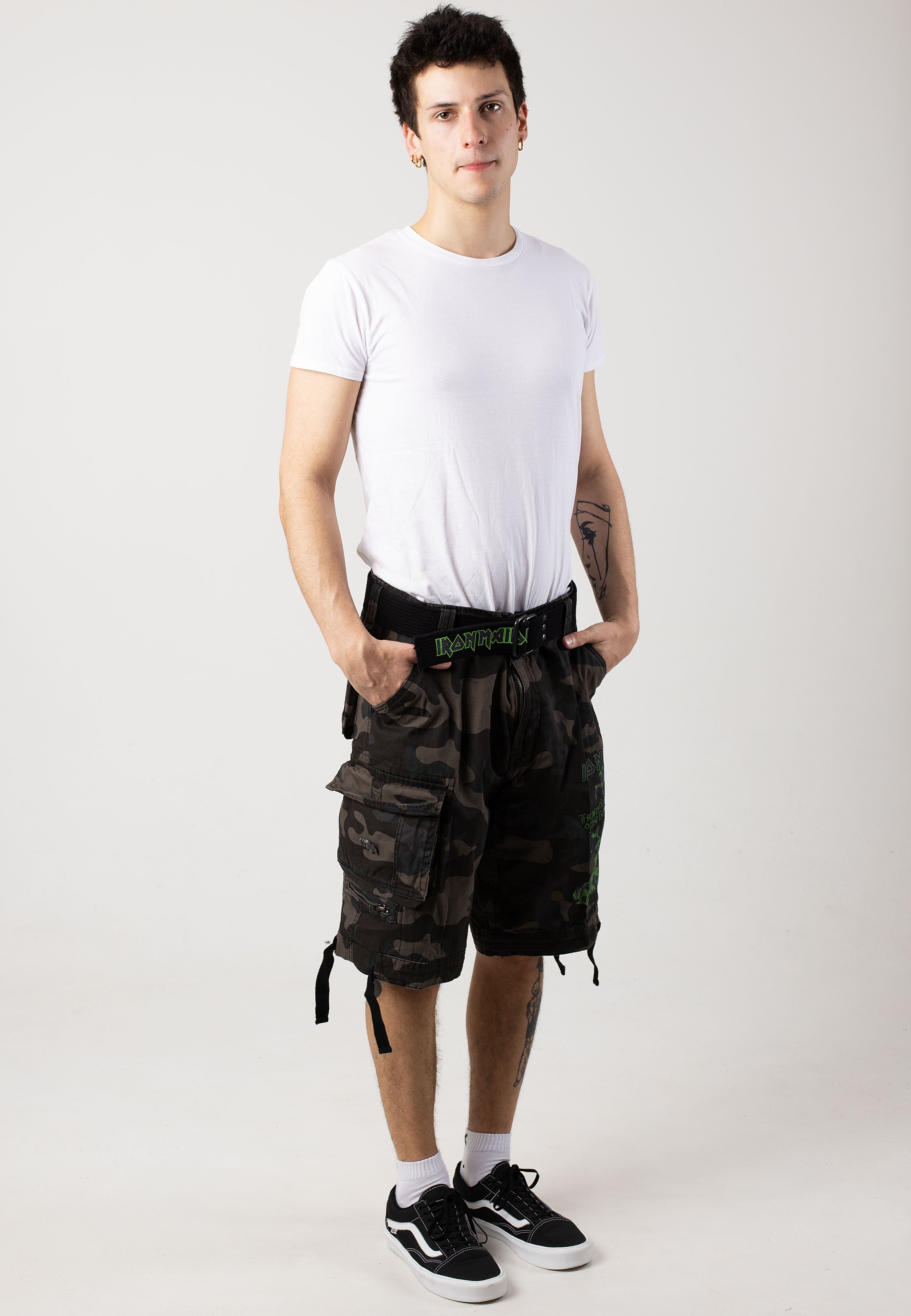 iron-maiden-number-of-the-beast-short-cargo-darkcamo image 2