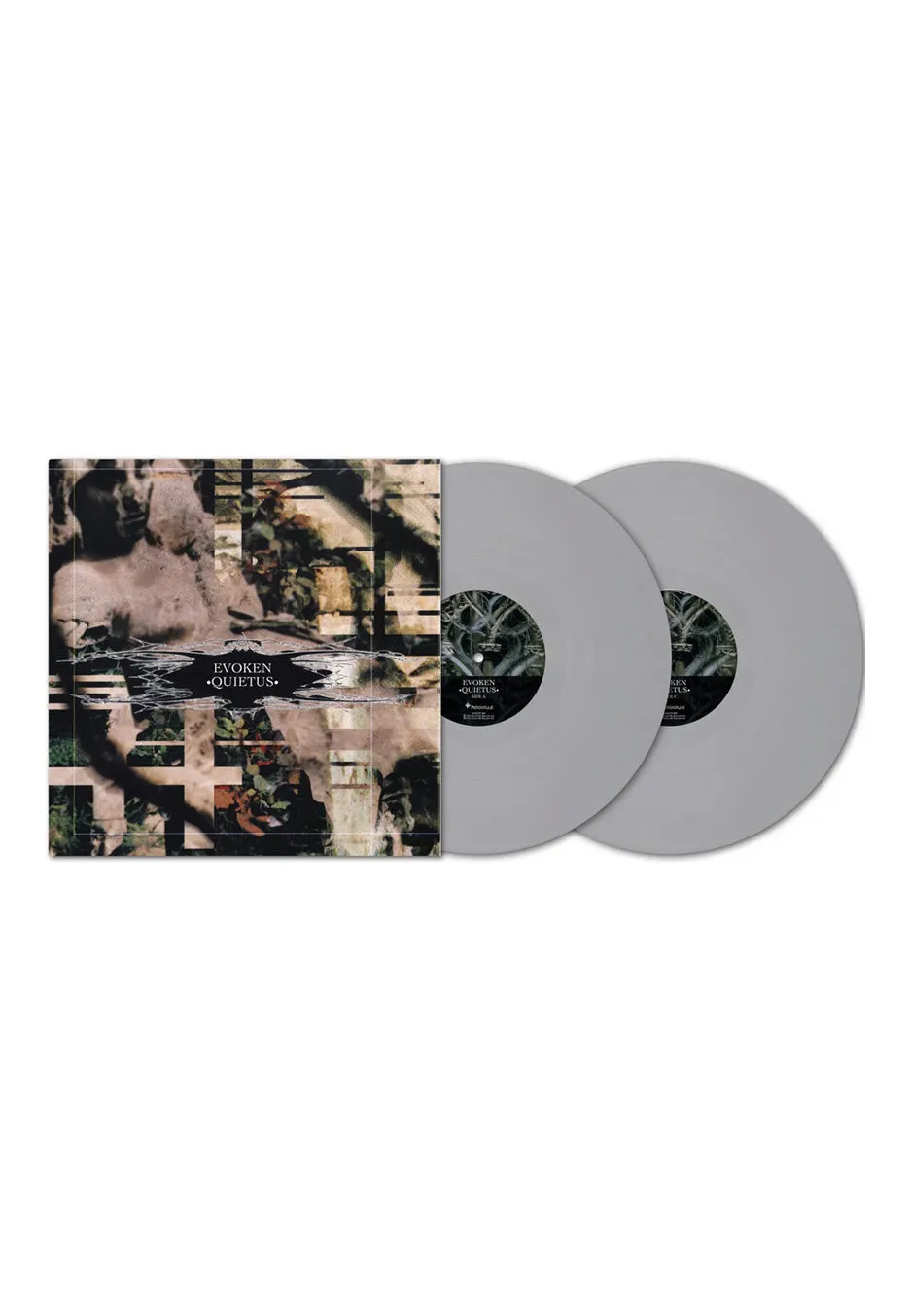 evoken-quietus-25th-anniversary-vinyle-gris-2-lp-doom-death image 1