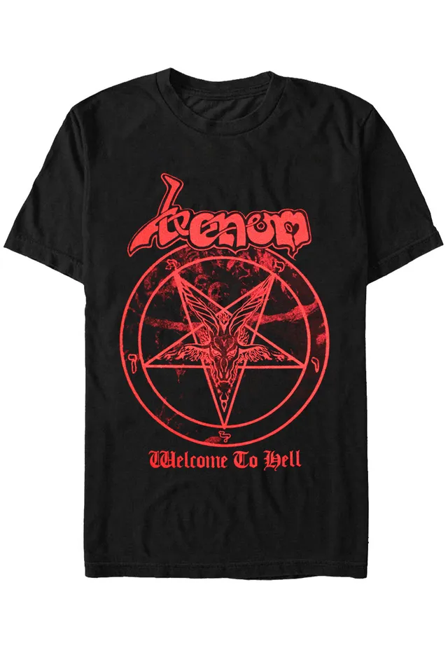 venom-welcome-to-hell-t-shirt-homme-noir-red-taille-l image 1