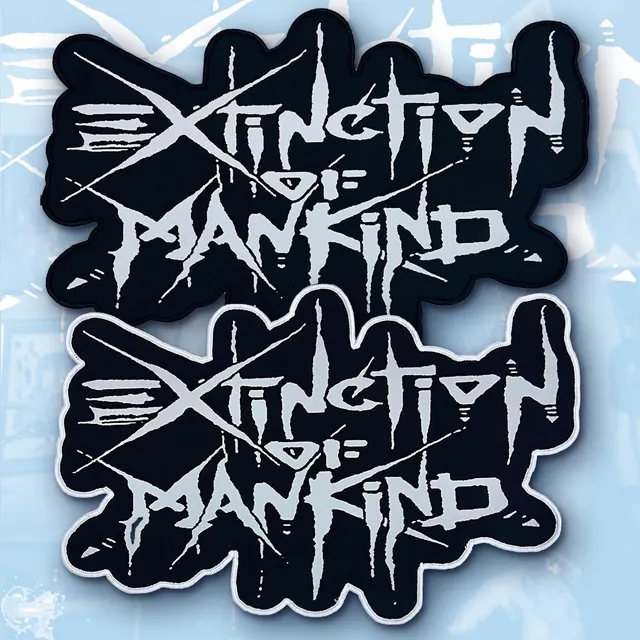 extinction-of-mankind-logo-patch-tiss-oversize-noir-30-cm image 1