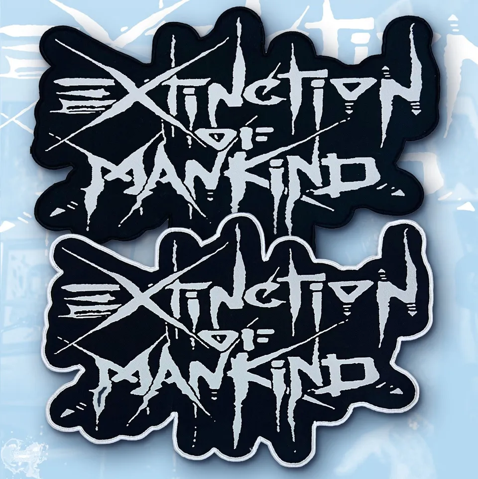 extinction-of-mankind-logo-patch-tiss-oversize-noir-30-cm image 1