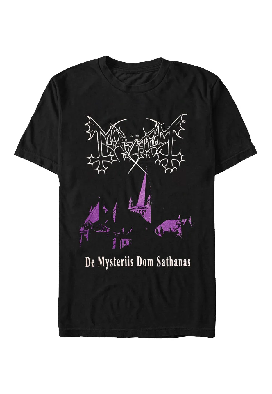 mayhem-de-mysteriis-t-shirt-noir-black-metal image 1