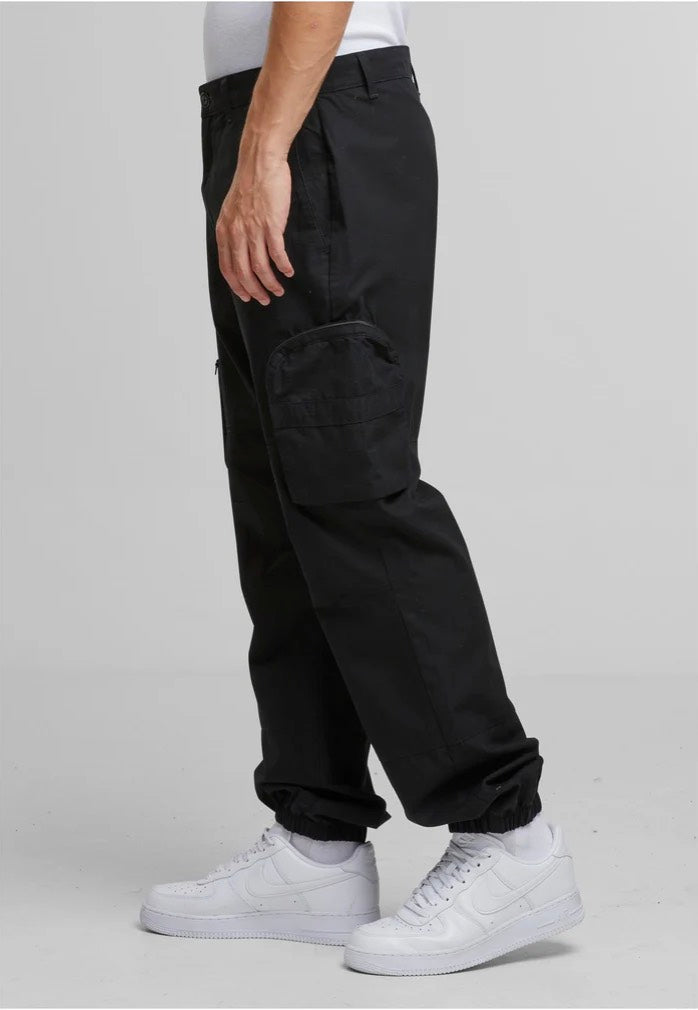 urban-classics-ripstop-loose-fit-cargo-pantalon-noir-coton image 4