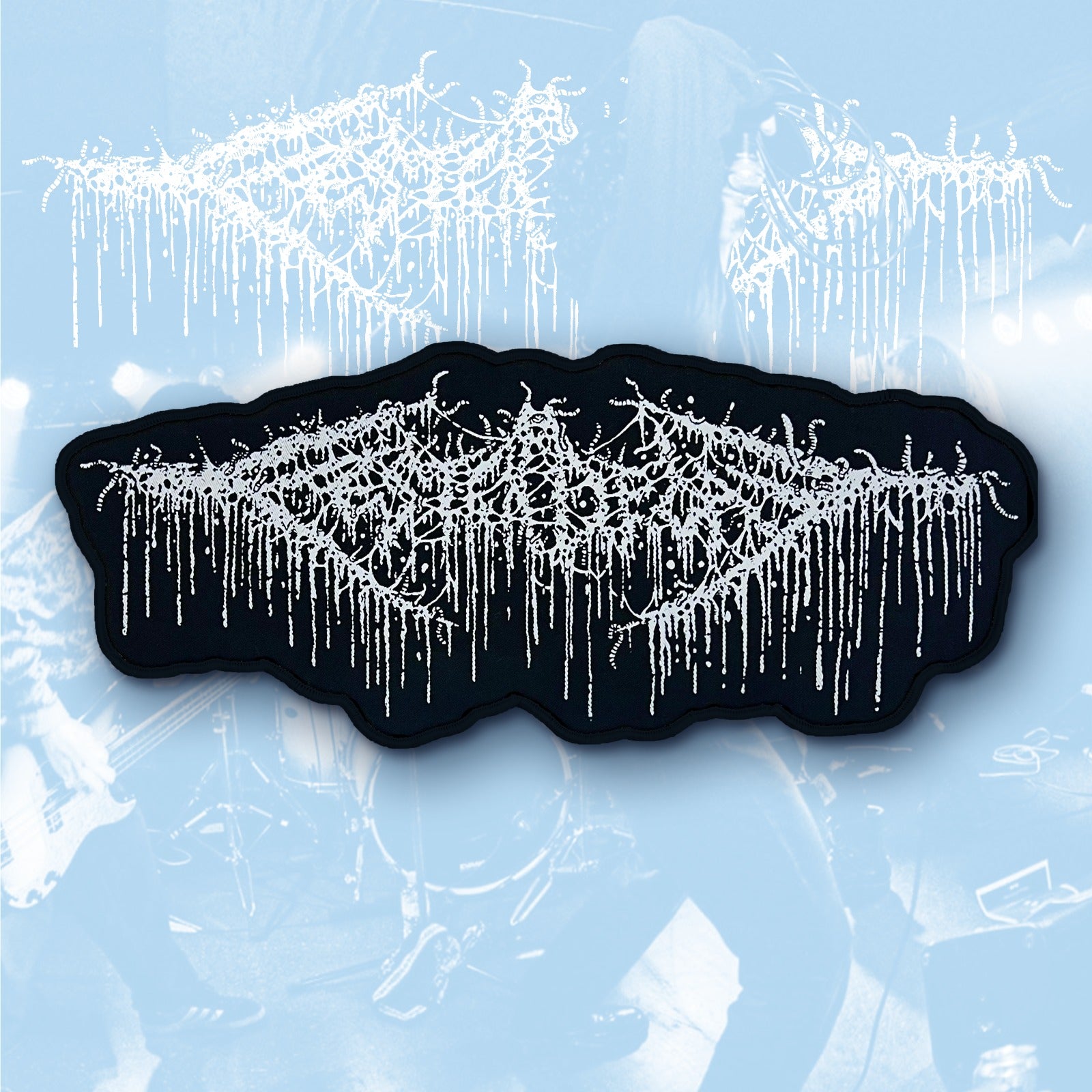 festerdecay-logo-patch-tiss-oversize-30-cm-noir image 2