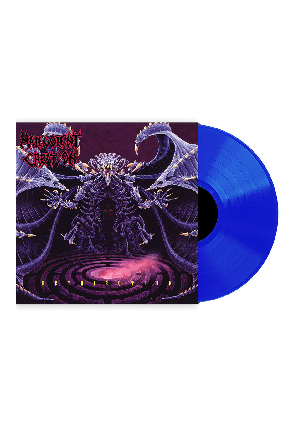 malevolent-creation-retribution-vinyle-bleu-death-metal image 1