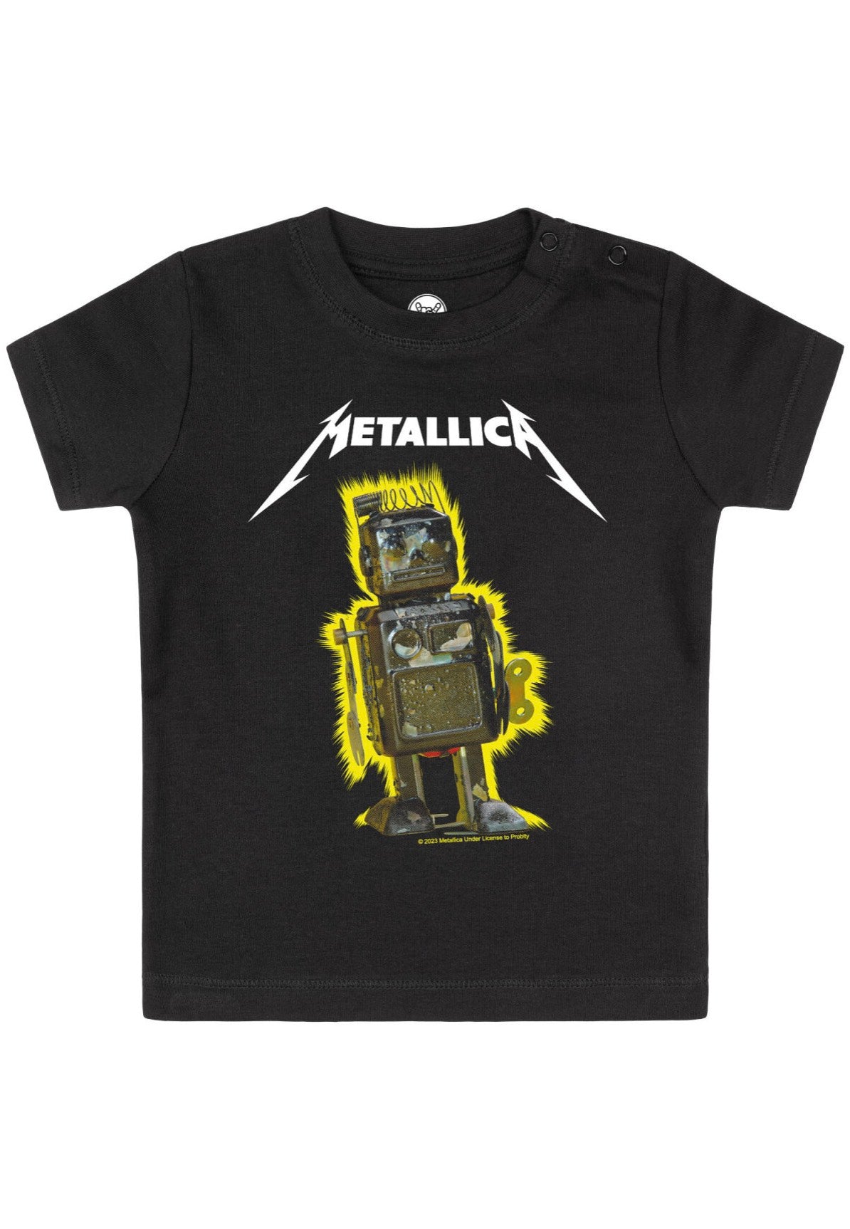 metallica-robot-blast-kids-t-shirt-noir-enfant-thrash image 1