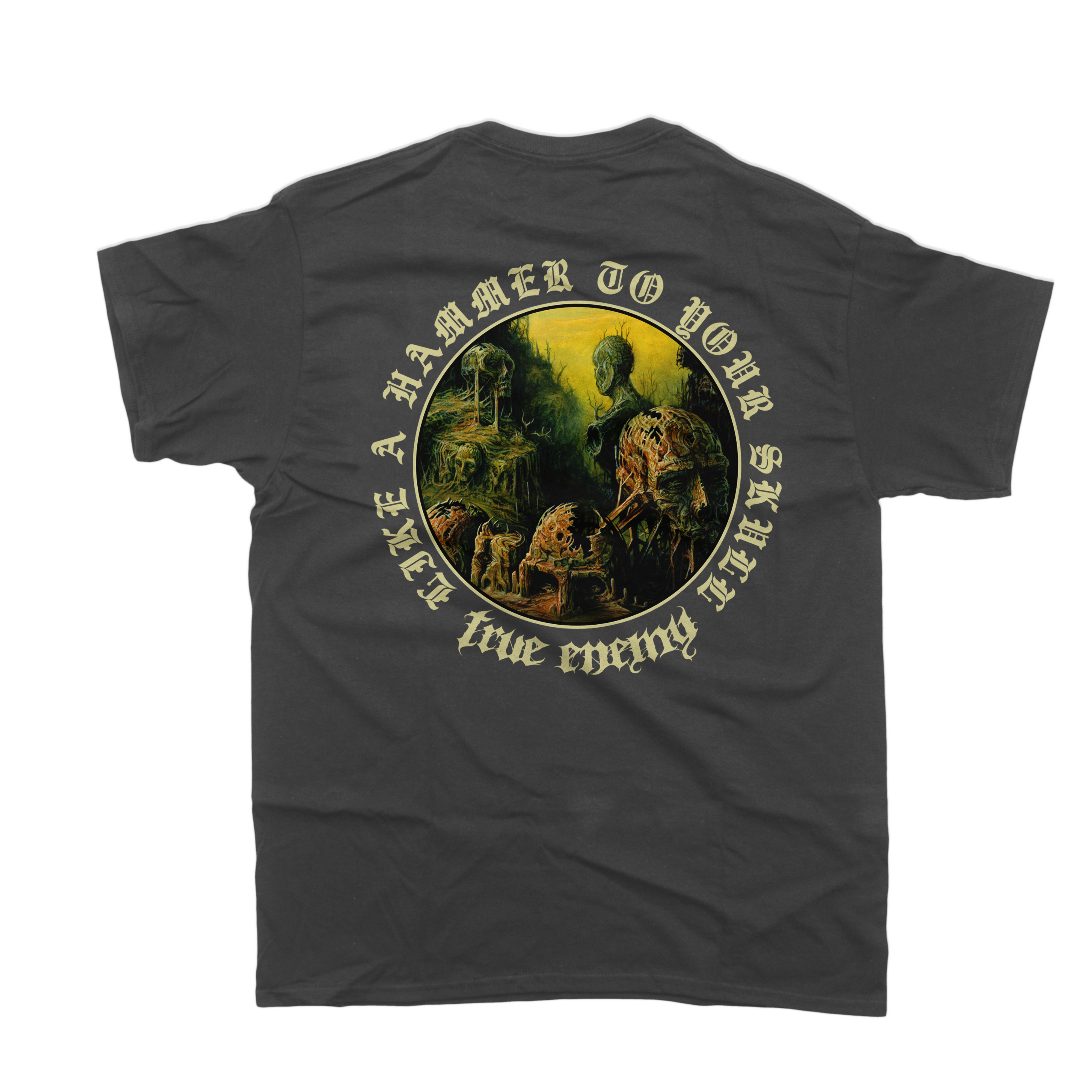 closed-casket-activities-disgrace-true-enemy-t-shirt-noir-l image 3