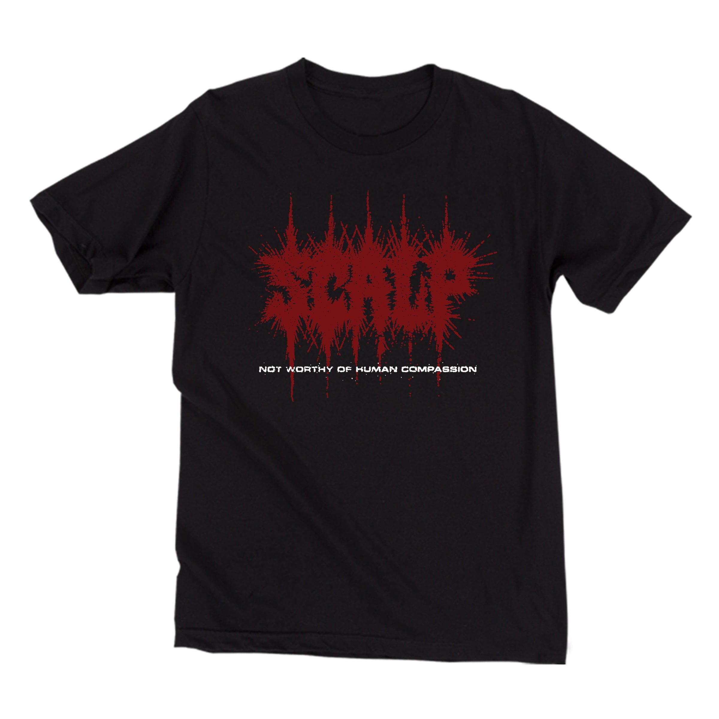 closed-casket-scalp-not-worthy-t-shirt-noir-100-coton image 2