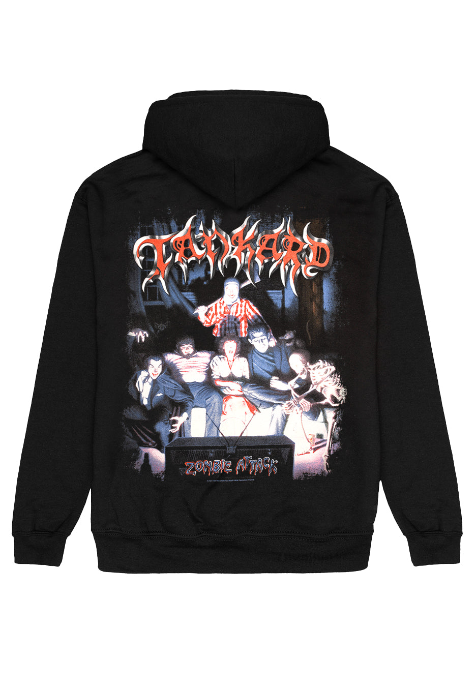 tankard-zombie-attack-sweat-zipp-noir-thrash-metal image 2