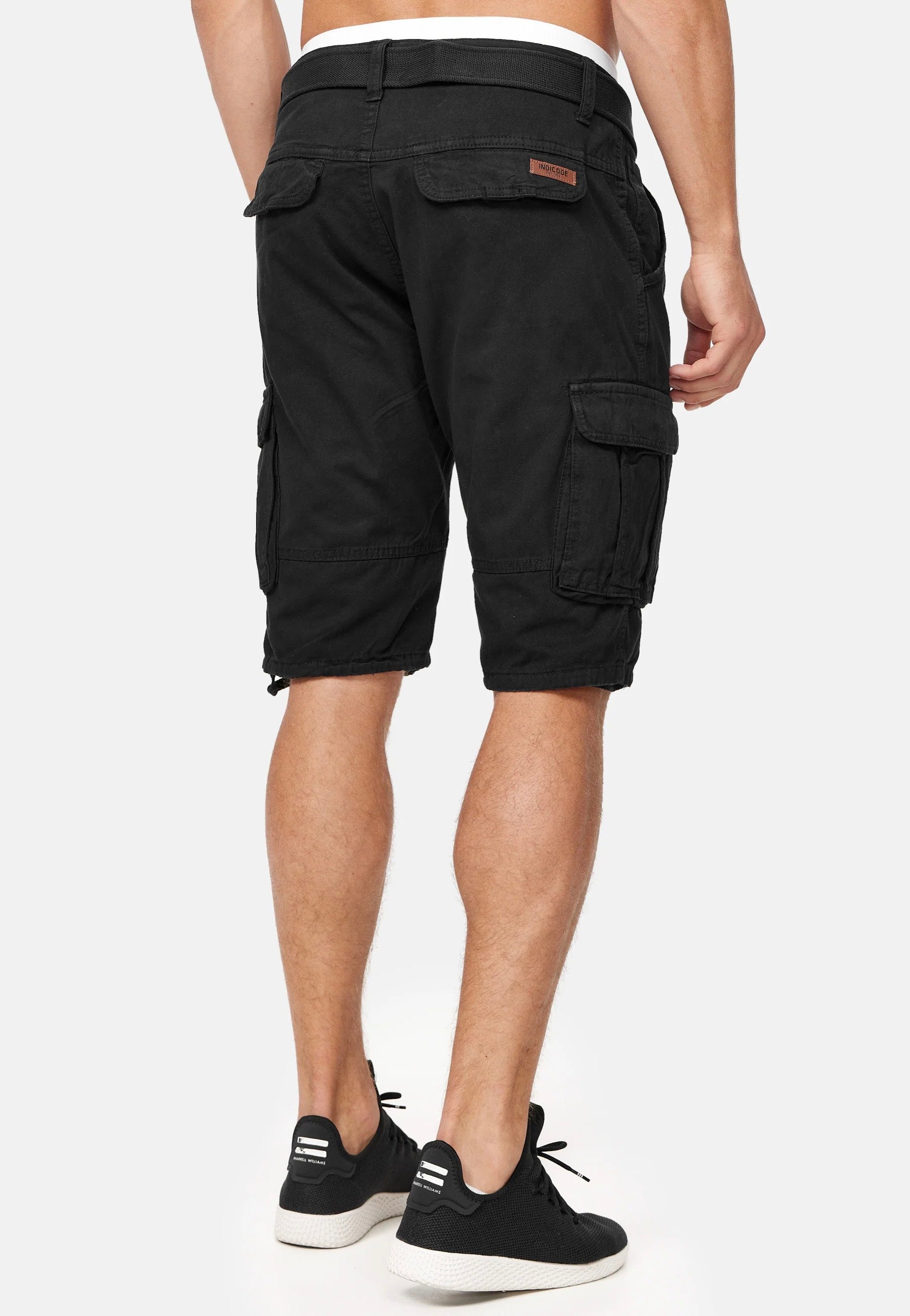 indicode-monroe-short-cargo-noir-homme-coton image 3