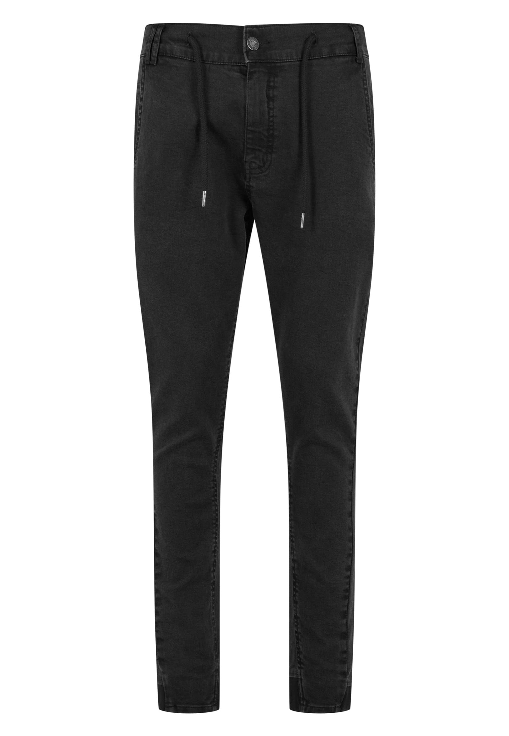 urban-classics-antifit-denim-black-washed-jean-homme image 7