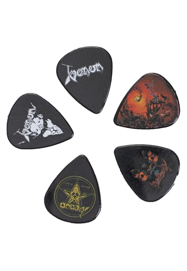 venom-black-metal-plectre-guitare-multicolore image 1