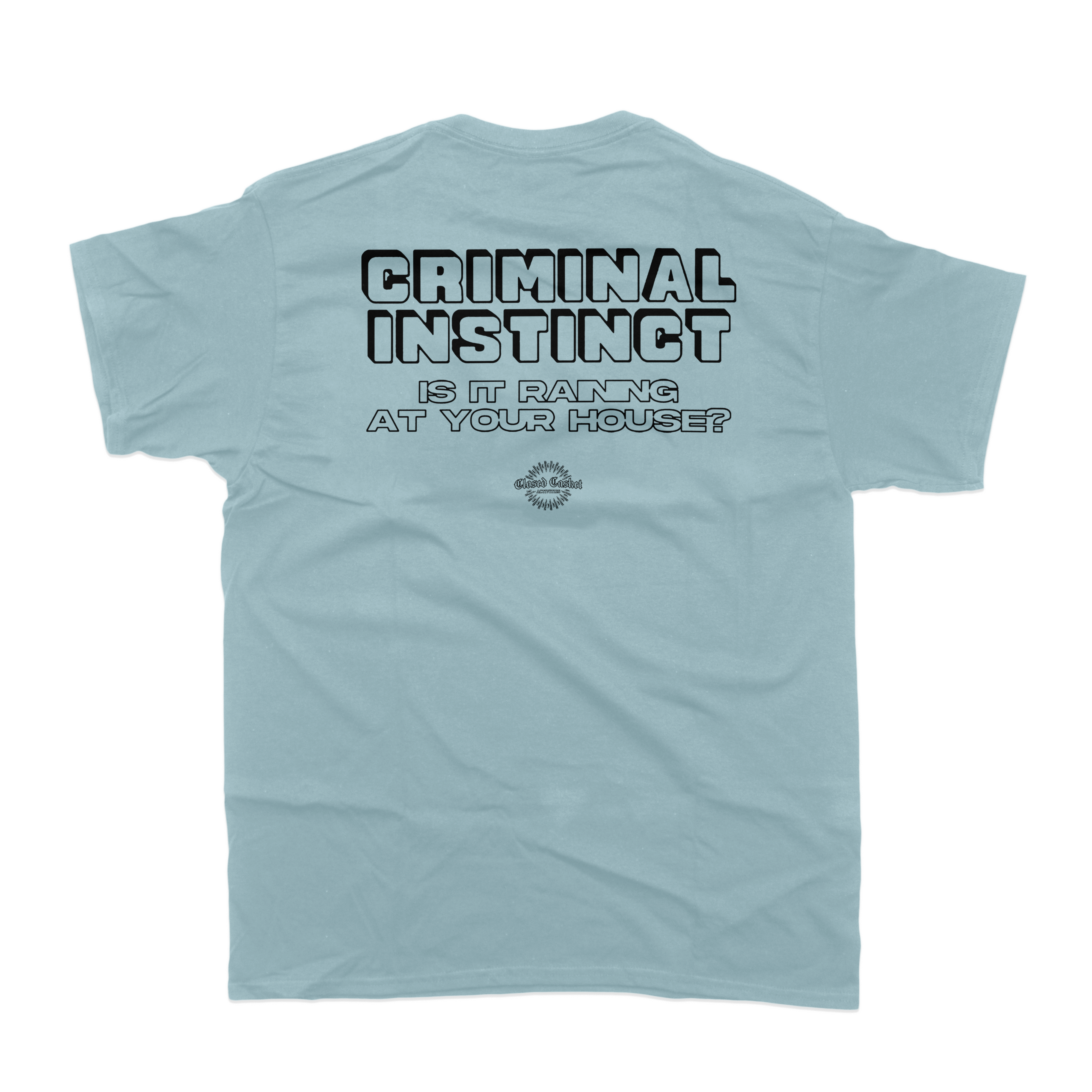 criminal-instinct-is-it-raining-at-your-house-t-shirt-bleu-yankee image 3