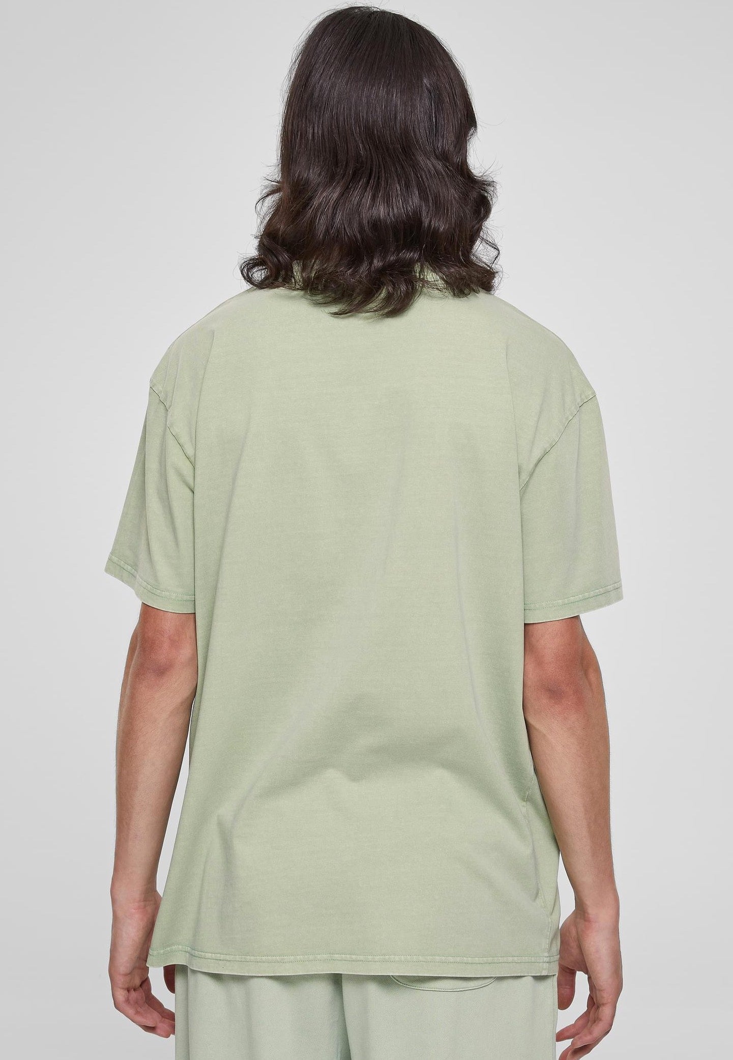 urban-classics-heavy-oversized-t-shirt-vert-vintage-acid-wash image 5