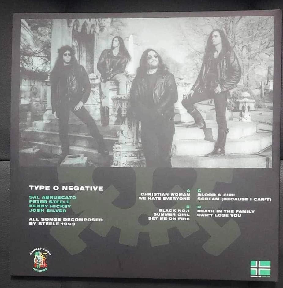 type-o-negative-bloody-kisses-demos-double-vinyle-vert-splatter-2lp image 2
