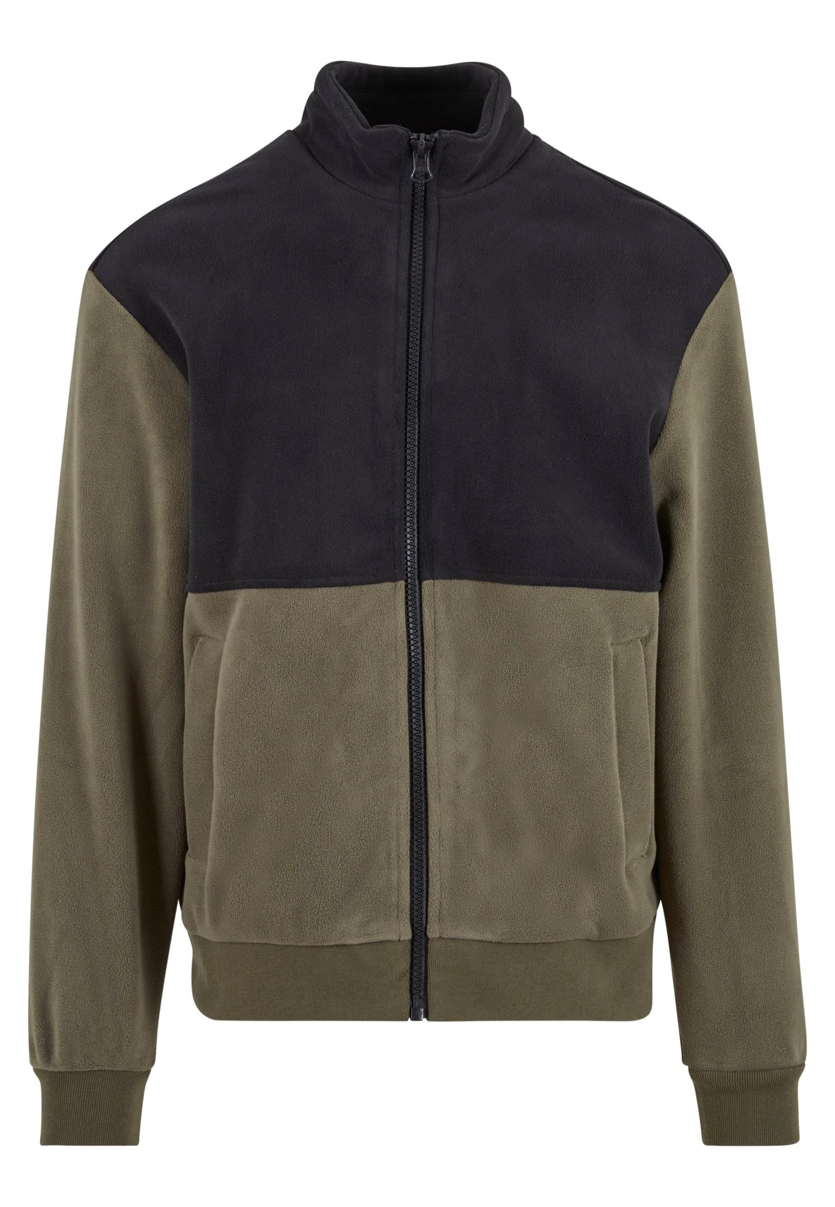 urban-classics-colour-block-polar-fleece-veste-polaire-noir image 7