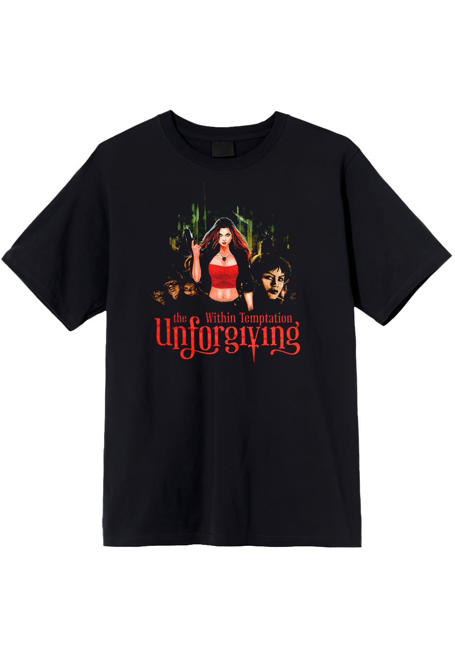 within-temptation-the-unforgiving-t-shirt-noir-m-metal image 1