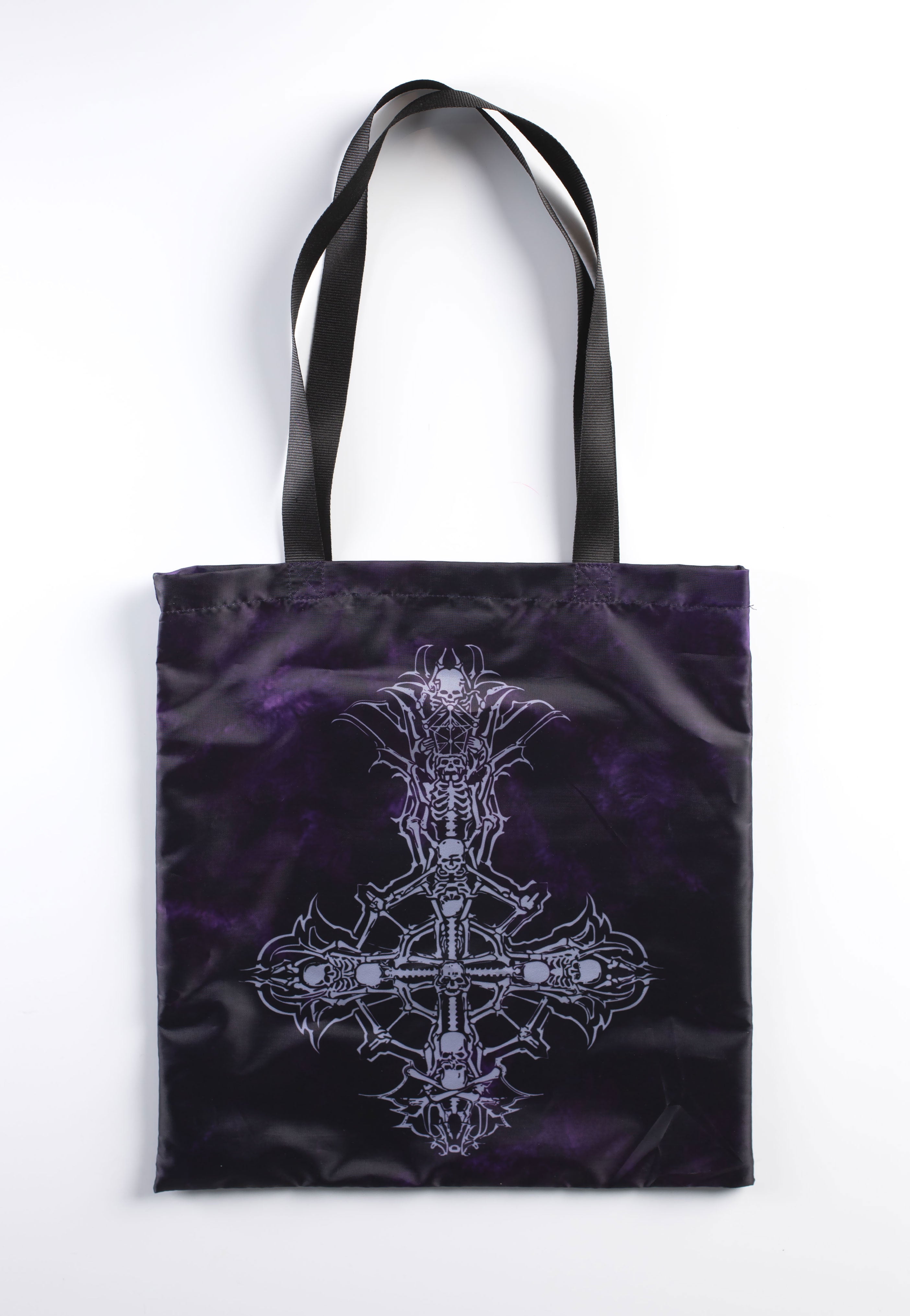 ghost-tie-die-tote-bag-violet-sac-en-toile-stoner-rock image 2
