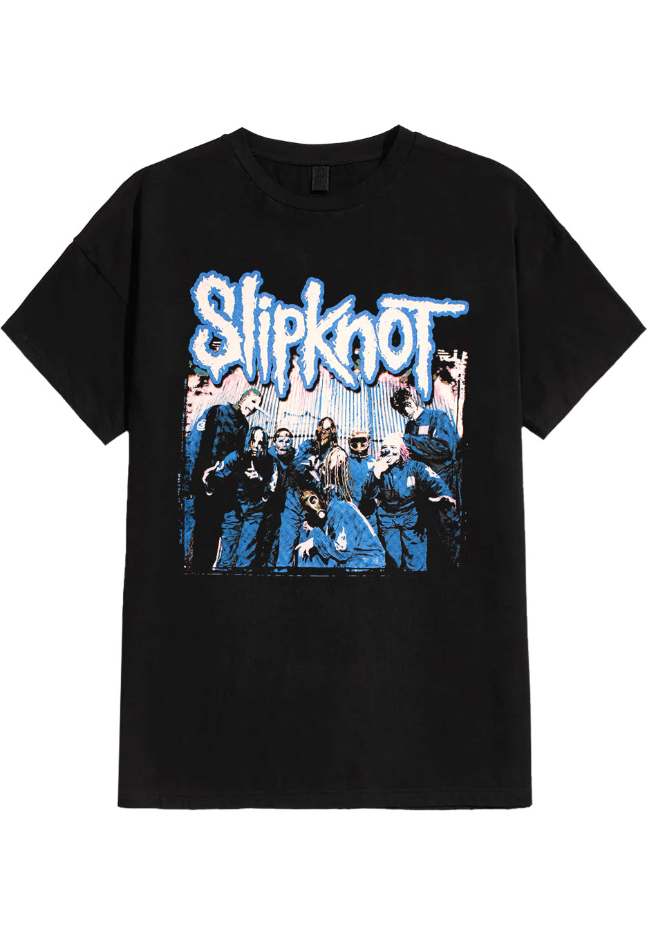 slipknot-tattered-torn-t-shirt-noir-homme-m-tal image 1