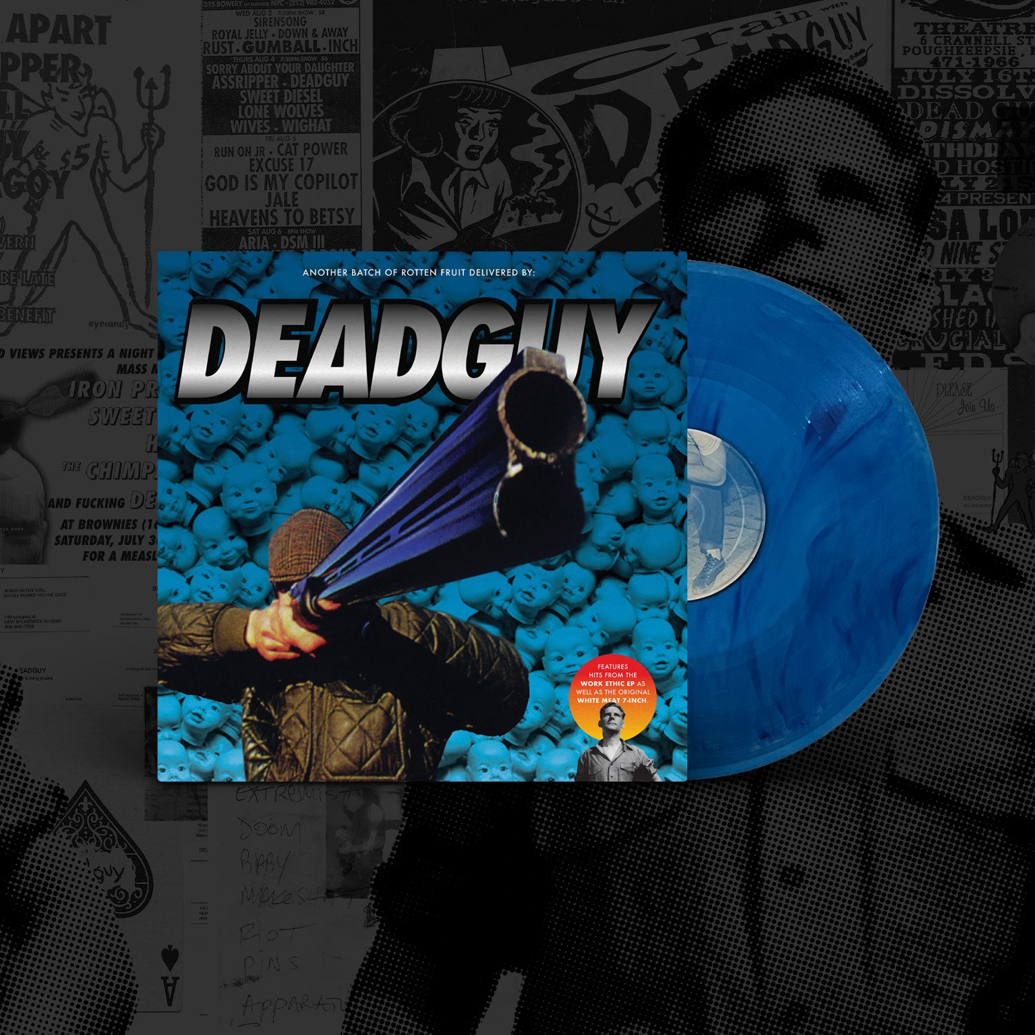deadguy-work-ethic-vinyle-ep-blood-red-yellow-marble image 3
