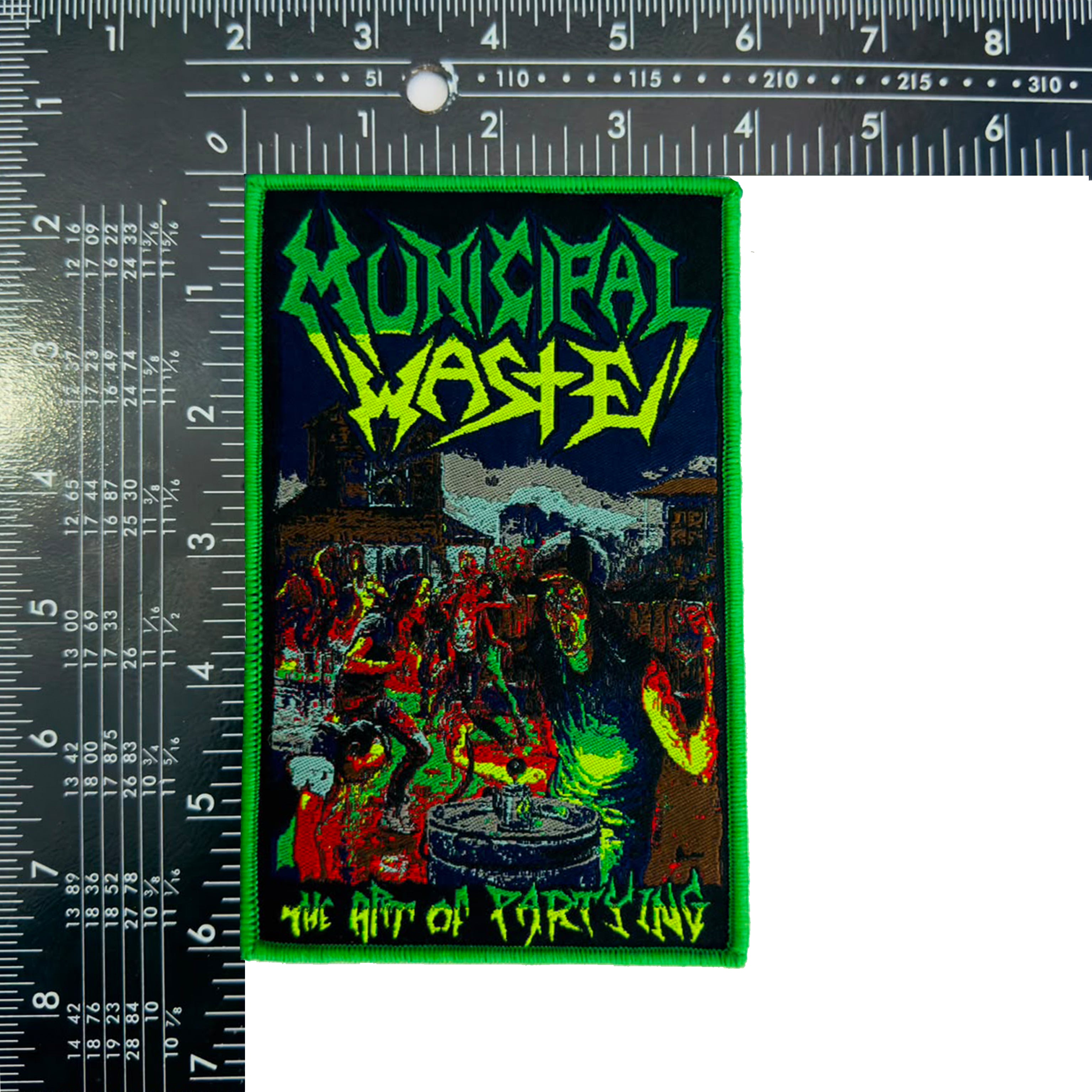 municipal-waste-the-art-of-partying-patch-tiss-bordure-noire image 5