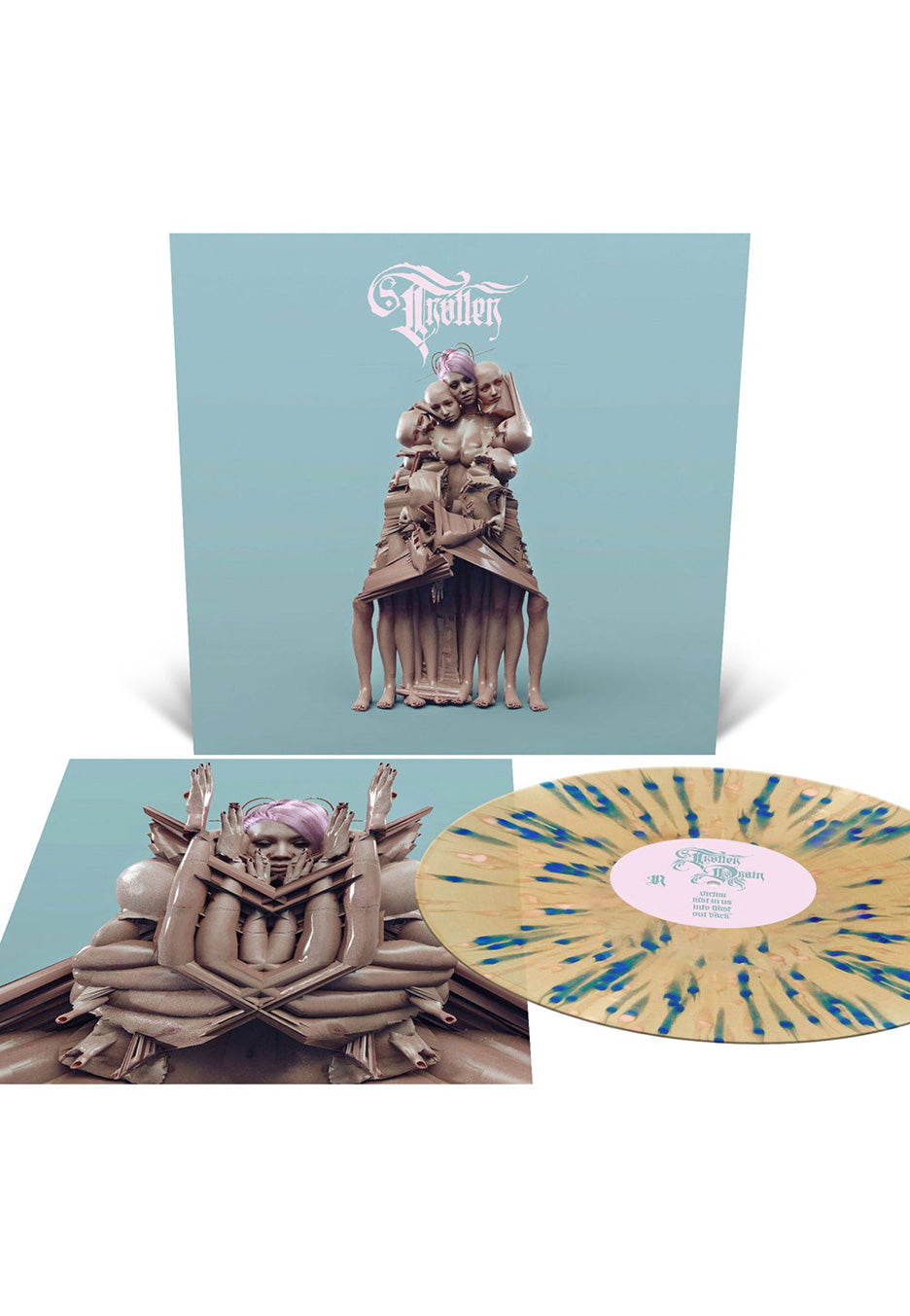 troller-drain-vinyle-couleur-or-translucide-splatter image 1