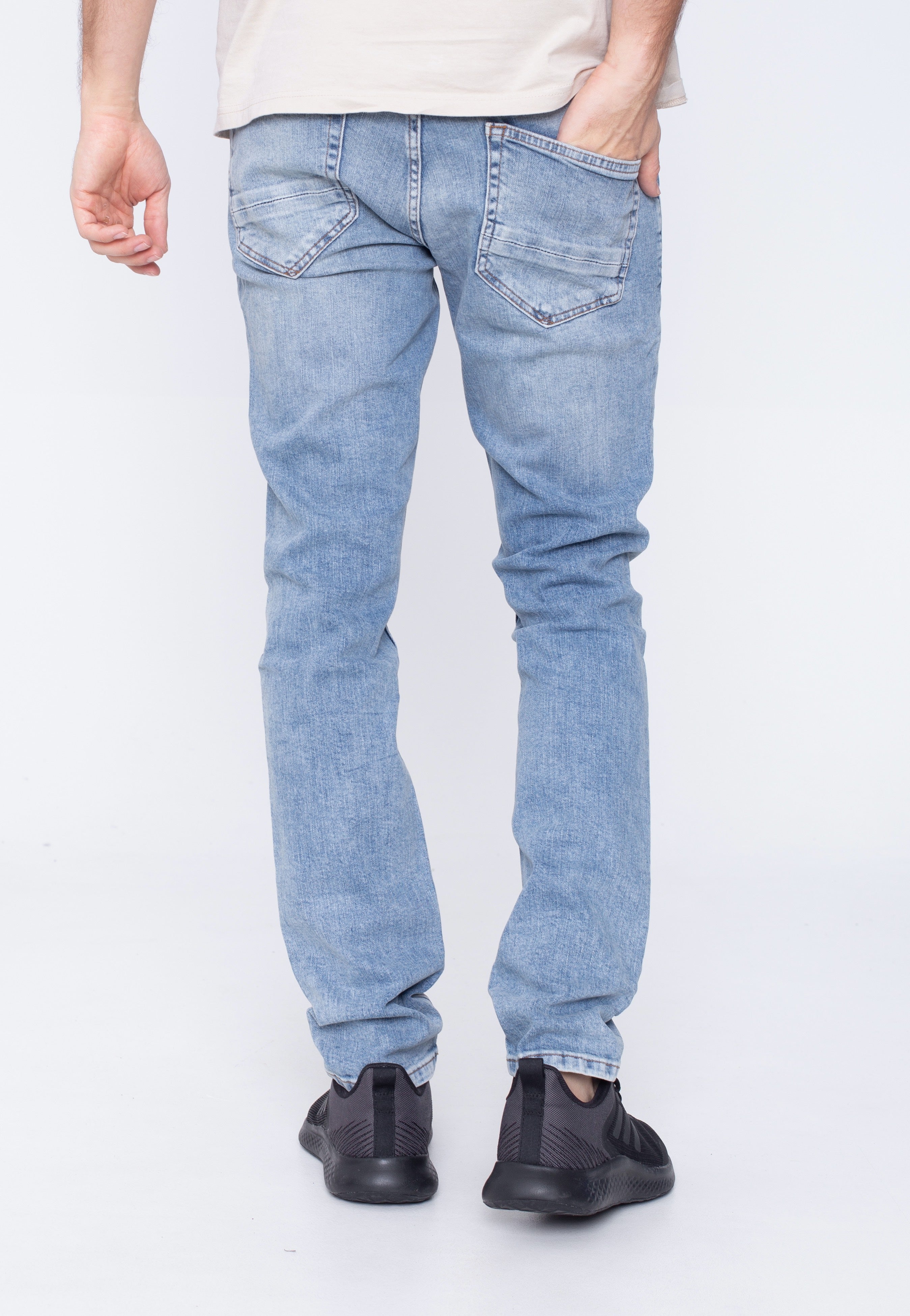 only-sons-loom-slim-blue-wash-jean-slim-bleu-homme-w30-l32 image 3