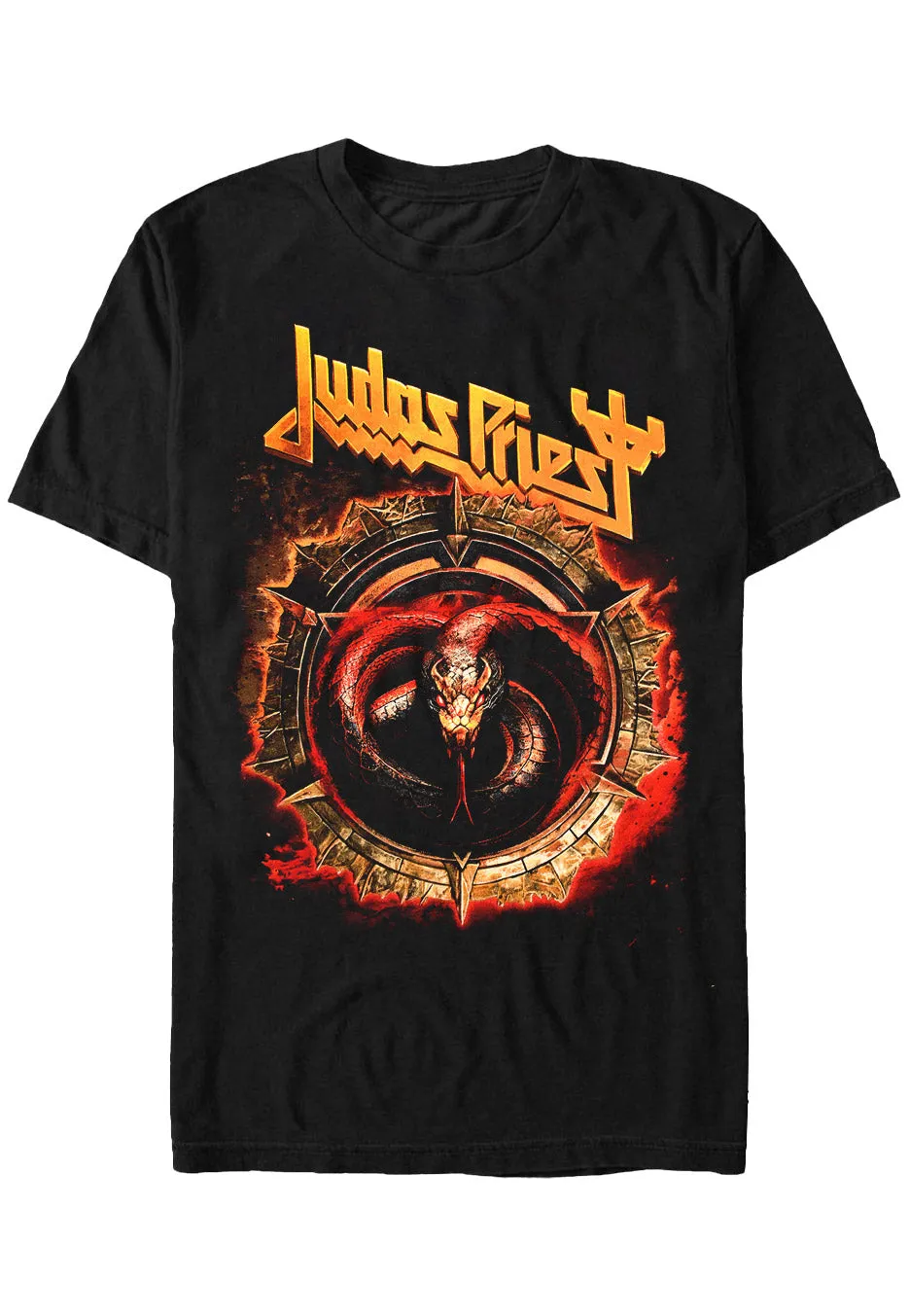 judas-priest-the-serpent-t-shirt-noir-homme-heavy-metal image 1