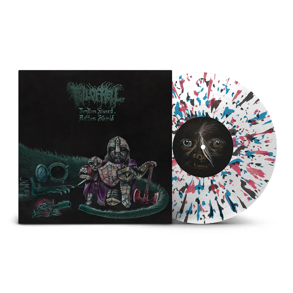 full-of-hell-broken-sword-rotten-shield-vinyle-10-splatter-blanc image 1